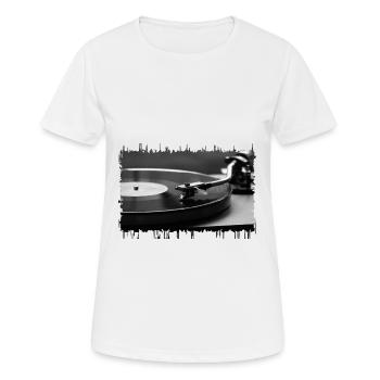 vinyle - T-shirt respirant Femme - blanc - Devant - AI Model Female 172 dark (172cm)
