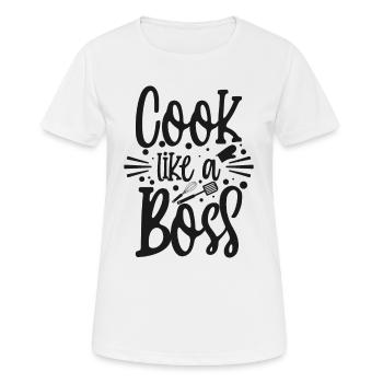 Cuisson - T-shirt respirant Femme - blanc - Devant - AI Model Female 172 dark (172cm)