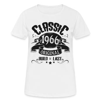 Birthday born in 1966 - Women's Breathable T-Shirt - white - Front - AI Model Female 172 dark (172cm)