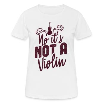 Cello - Frauen T-Shirt atmungsaktiv - Weiß - Vorne - AI Model Female 172 dark (172cm)
