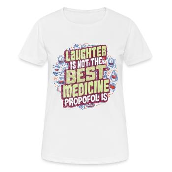 Arzt - Frauen T-Shirt atmungsaktiv - Weiß - Vorne - AI Model Female 172 dark (172cm)