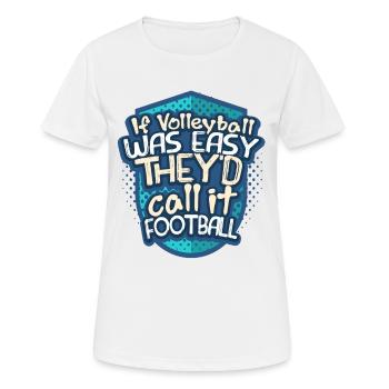 Volleyball - T-shirt respirant Femme - blanc - Devant - AI Model Female 172 dark (172cm)