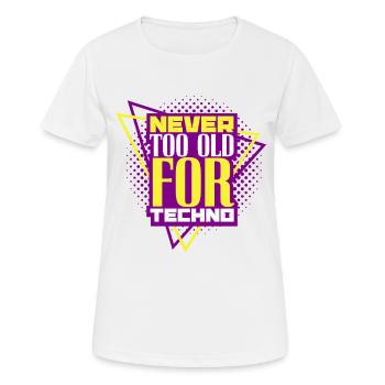 Techno - Women's Breathable T-Shirt - white - Front - AI Model Female 172 dark (172cm)