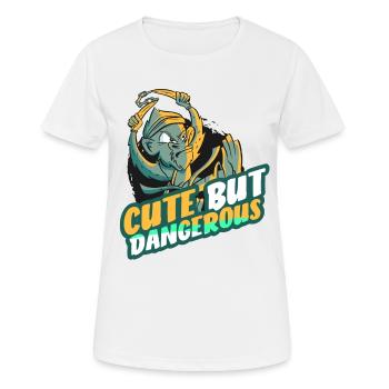 Fighting karate - Women's Breathable T-Shirt - white - Front - AI Model Female 172 dark (172cm)