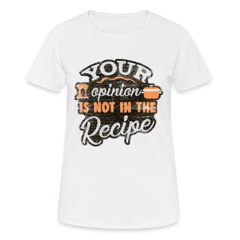 Kochen Koch - Frauen T-Shirt atmungsaktiv - Weiß - Vorne - AI Model Female 172 dark (172cm)