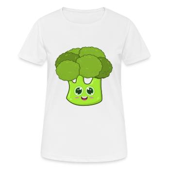 brocoli - T-shirt respirant Femme - blanc - Devant - AI Model Female 172 dark (172cm)