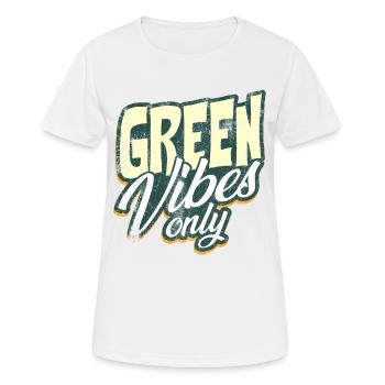 Umweltschutz Vegan - Frauen T-Shirt atmungsaktiv - Weiß - Vorne - AI Model Female 172 dark (172cm)