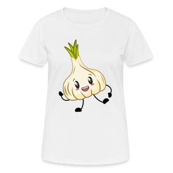 Ail - T-shirt respirant Femme - blanc - Devant - AI Model Female 172 dark (172cm)