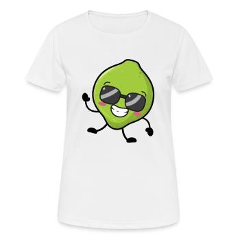 Cool lime - Women's Breathable T-Shirt - white - Front - AI Model Female 172 dark (172cm)