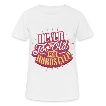 Hardstyle techno - Women's Breathable T-Shirt - white - Front - AI Model Female 172 dark (172cm)