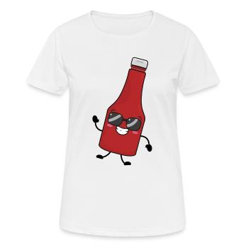 Ketchup - T-shirt respirant Femme - blanc - Devant - AI Model Female 172 dark (172cm)