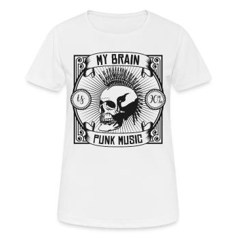 Anarchie symbole anarchiste Punk Rock sort - T-shirt respirant Femme - blanc - Devant - AI Model Female 172 dark (172cm)