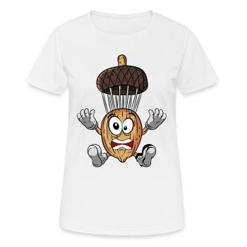 Acorn Skydiving - Women's Breathable T-Shirt - white - Front - AI Model Female 172 dark (172cm)