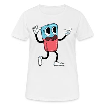 Eraser School - Women's Breathable T-Shirt - white - Front - AI Model Female 172 dark (172cm)