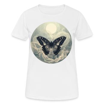 Butterfly Tone - Women's Breathable T-Shirt - white - Front - AI Model Female 172 dark (172cm)