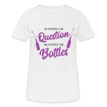 Junggesellinnenabschied Geschenk Hochzeit Braut - Frauen T-Shirt atmungsaktiv - Weiß - Vorne - AI Model Female 172 dark (172cm)