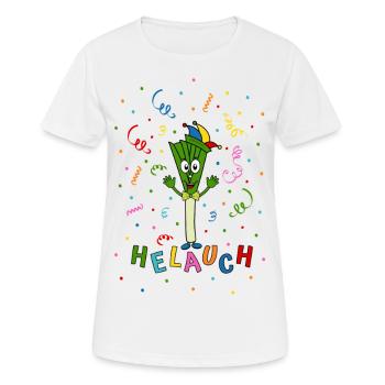 Lauch Helauch - Frauen T-Shirt atmungsaktiv - Weiß - Vorne - AI Model Female 172 dark (172cm)