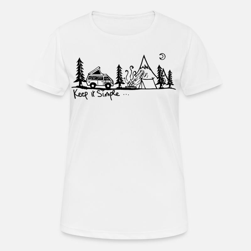 keep it simple - Women's Breathable T-Shirt - white