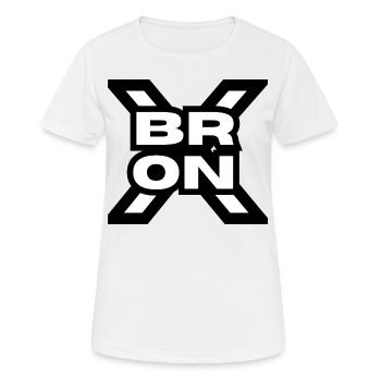 Le BRONX ! - T-shirt respirant Femme - blanc - Devant - AI Model Female 172 dark (172cm)