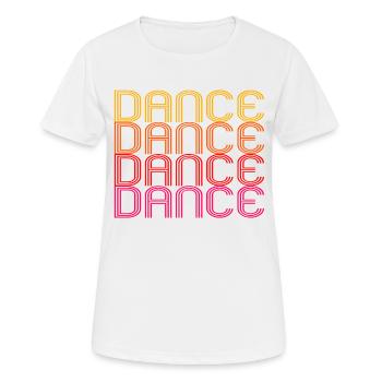DANCE - Women's Breathable T-Shirt - white - Front - AI Model Female 172 dark (172cm)