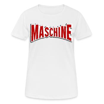 maschine Bodybuilding kraft tier schrank - Frauen T-Shirt atmungsaktiv - Weiß - Vorne - AI Model Female 172 dark (172cm)