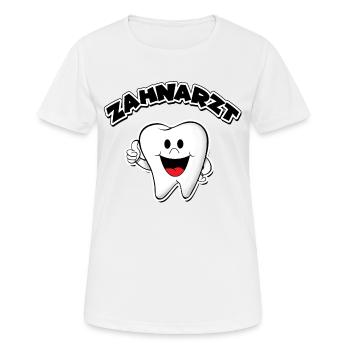 Zahnarzt - Frauen T-Shirt atmungsaktiv - Weiß - Vorne - AI Model Female 172 dark (172cm)