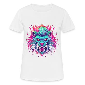 King Leon - Frauen T-Shirt atmungsaktiv - Weiß - Vorne - AI Model Female 172 dark (172cm)