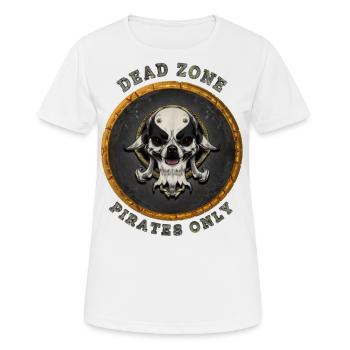 Dead Zone v12 - Frauen T-Shirt atmungsaktiv - Weiß - Vorne - AI Model Female 172 dark (172cm)