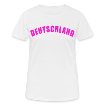 GERMANY GIFT GERMANY - Women's Breathable T-Shirt - white - Front - AI Model Female 172 dark (172cm)