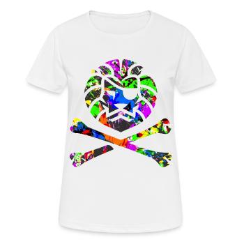 Team Anish - T-shirt respirant Femme - blanc - Devant - AI Model Female 172 dark (172cm)