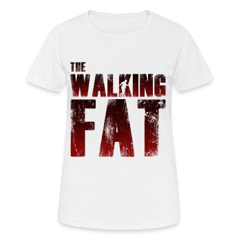 Fett Dick - Frauen T-Shirt atmungsaktiv - Weiß - Vorne - AI Model Female 172 dark (172cm)