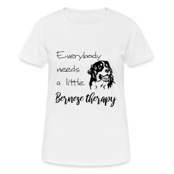 Bernese Mountain Dog - Women's Breathable T-Shirt - white - Front - AI Model Female 172 dark (172cm)