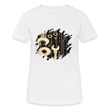 Mechaniker - Frauen T-Shirt atmungsaktiv - Weiß - Vorne - AI Model Female 172 dark (172cm)