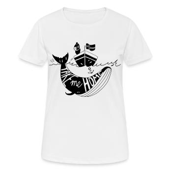 Take me home - T-shirt respirant Femme - blanc - Devant - AI Model Female 172 dark (172cm)
