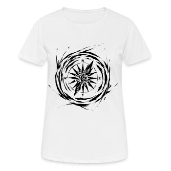 Compass - Women's Breathable T-Shirt - white - Front - AI Model Female 172 dark (172cm)