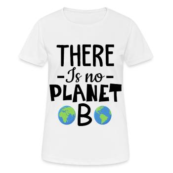 There is No Planet B Fridays for Future Design - Women's Breathable T-Shirt - white - Front - AI Model Female 172 dark (172cm)