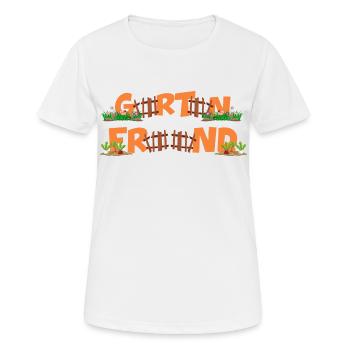Garden Friend Allotment Gardening Organic Garden - Women's Breathable T-Shirt - white - Front - AI Model Female 172 dark (172cm)