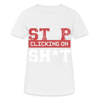 Cybersicherheit Hacker Programmierung Geschenkidee - Frauen T-Shirt atmungsaktiv - Weiß - Vorne - AI Model Female 172 dark (172cm)