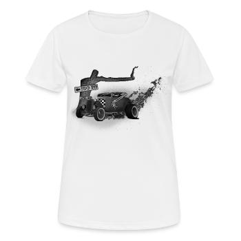Hot Rod Swamp Brothers - T-shirt respirant Femme - blanc - Devant - AI Model Female 172 dark (172cm)