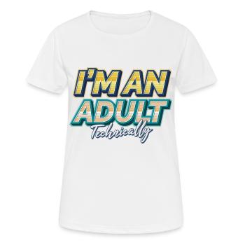 teenager - Women's Breathable T-Shirt - white - Front - AI Model Female 172 dark (172cm)