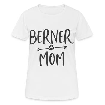 Bernese mom - Women's Breathable T-Shirt - white - Front - AI Model Female 172 dark (172cm)
