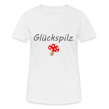lucky one - Women's Breathable T-Shirt - white - Front - AI Model Female 172 dark (172cm)