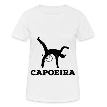 capoeira - T-shirt respirant Femme - blanc - Devant - AI Model Female 172 dark (172cm)