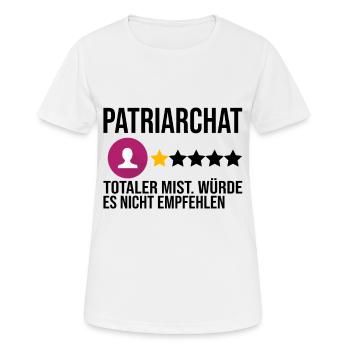 Feministin Feminismus Emanzipation Geschenk - Frauen T-Shirt atmungsaktiv - Weiß - Vorne - AI Model Female 172 dark (172cm)