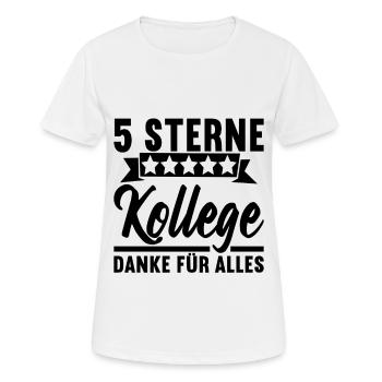 Abschiedsgeschenk Kollegen Jobwechsel - Frauen T-Shirt atmungsaktiv - Weiß - Vorne - AI Model Female 172 dark (172cm)