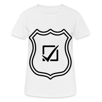 Cochez Select Armoiries - T-shirt respirant Femme - blanc - Devant - AI Model Female 172 dark (172cm)