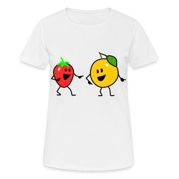 fruit salad one - Frauen T-Shirt atmungsaktiv - Weiß - Vorne - AI Model Female 172 dark (172cm)