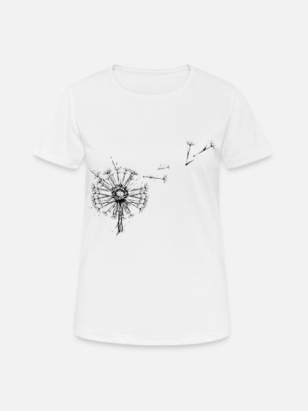 Dandelion - Women's Breathable T-Shirt - white