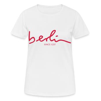 Berlin - T-shirt respirant Femme - blanc - Devant - AI Model Female 172 dark (172cm)