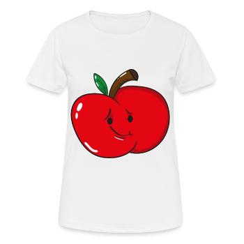 Fruit de pomme fruit - T-shirt respirant Femme - blanc - Devant - AI Model Female 172 dark (172cm)